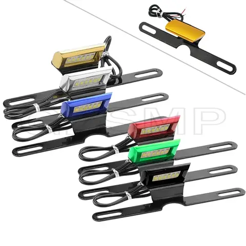 Motorcycle Accessoreis CNC Tail Tidy LED Light License Plate Lamp For KAWASAKI Z125 Z250 For YAMAHA FZ8 FZ1 For DUCATI X Diavel