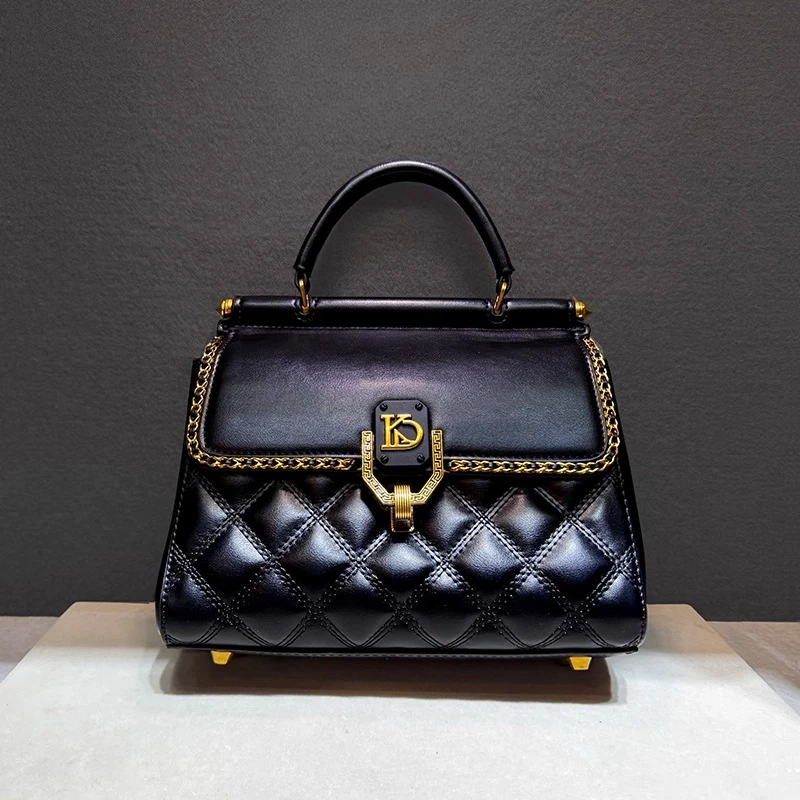 

Designer Brand Sac À Main Femme New Leather Rhombic Large Capacity Hand Cross-body Shoulder Bag for Women Сумка Женскаяv