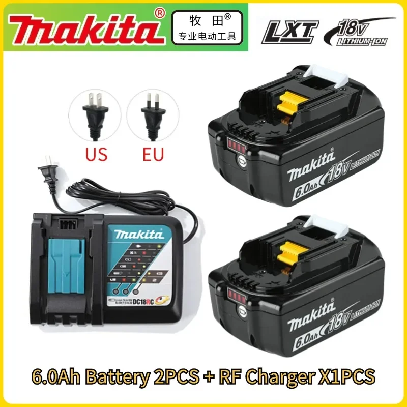 

Genuine Makita 5Ah/6Ah/3Ah for Makita 18V Battery BL1830B BL1850B BL1850 BL1840 BL1860 BL1815 Replacement Lithium Battery