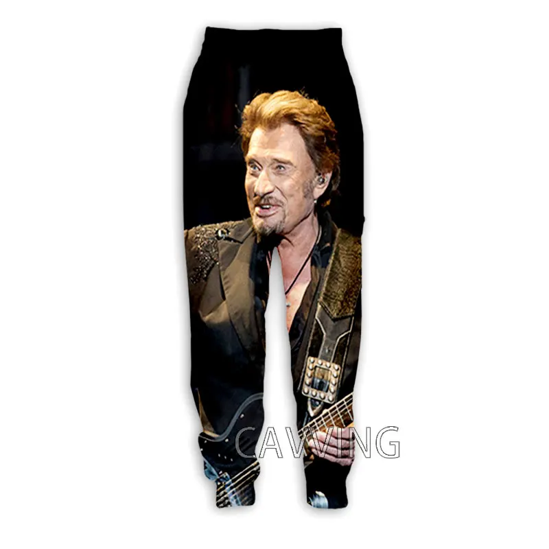 New Fashion 3D Print Johnny Hallyday Casual Pant Sport Sweatpants Straight Pants Jogging Pants Trousers for Women/Men  H02