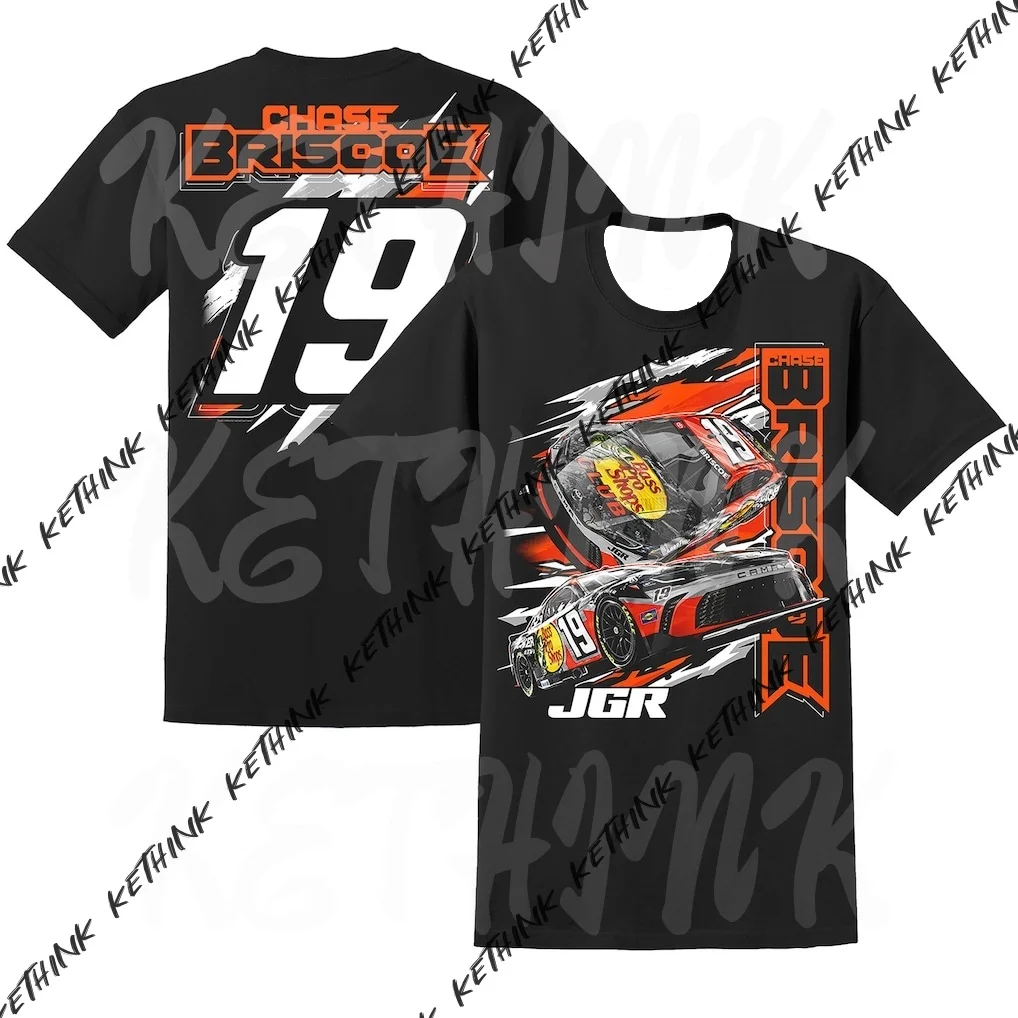 

Chase Briscoe 2025 Bass Pro, патриотическая автомобильная футболка, мужская повседневная футболка для занятий спортом на открытом воздухе, удобная быстросохнущая футболка с коротким рукавом