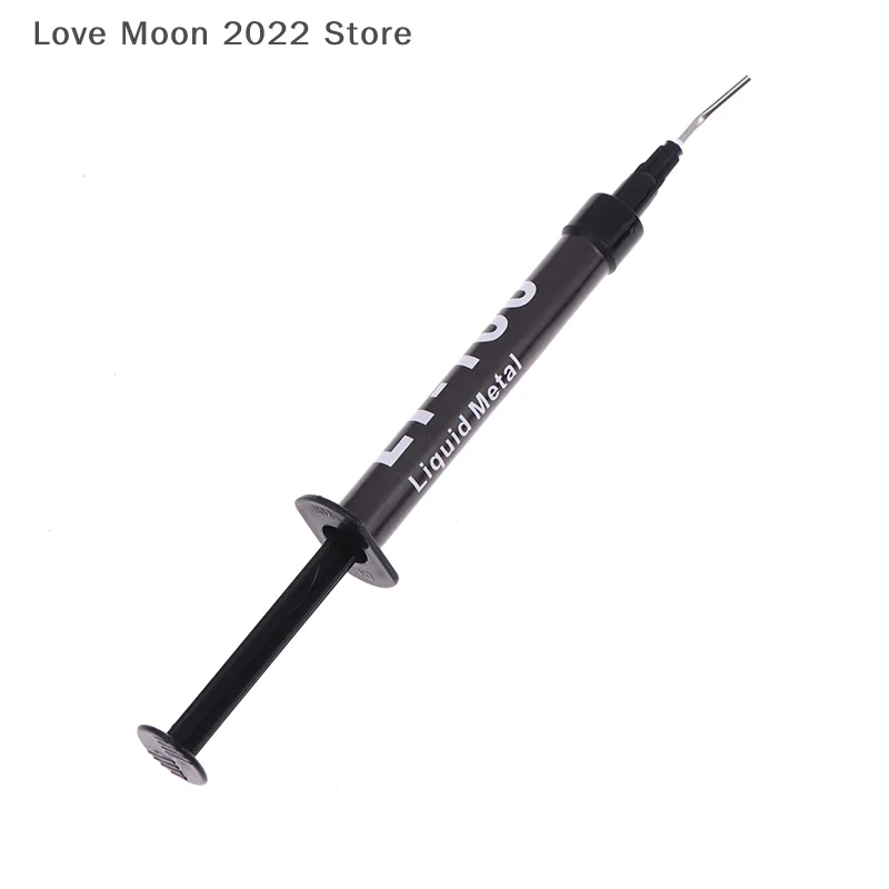 1Pc 1.5g/3g LT-100 138W Liquid Metal Thermal Paste CPU GPU Graphics Card CPU Laptop Cooling Conductive Silicone Grease Sheet