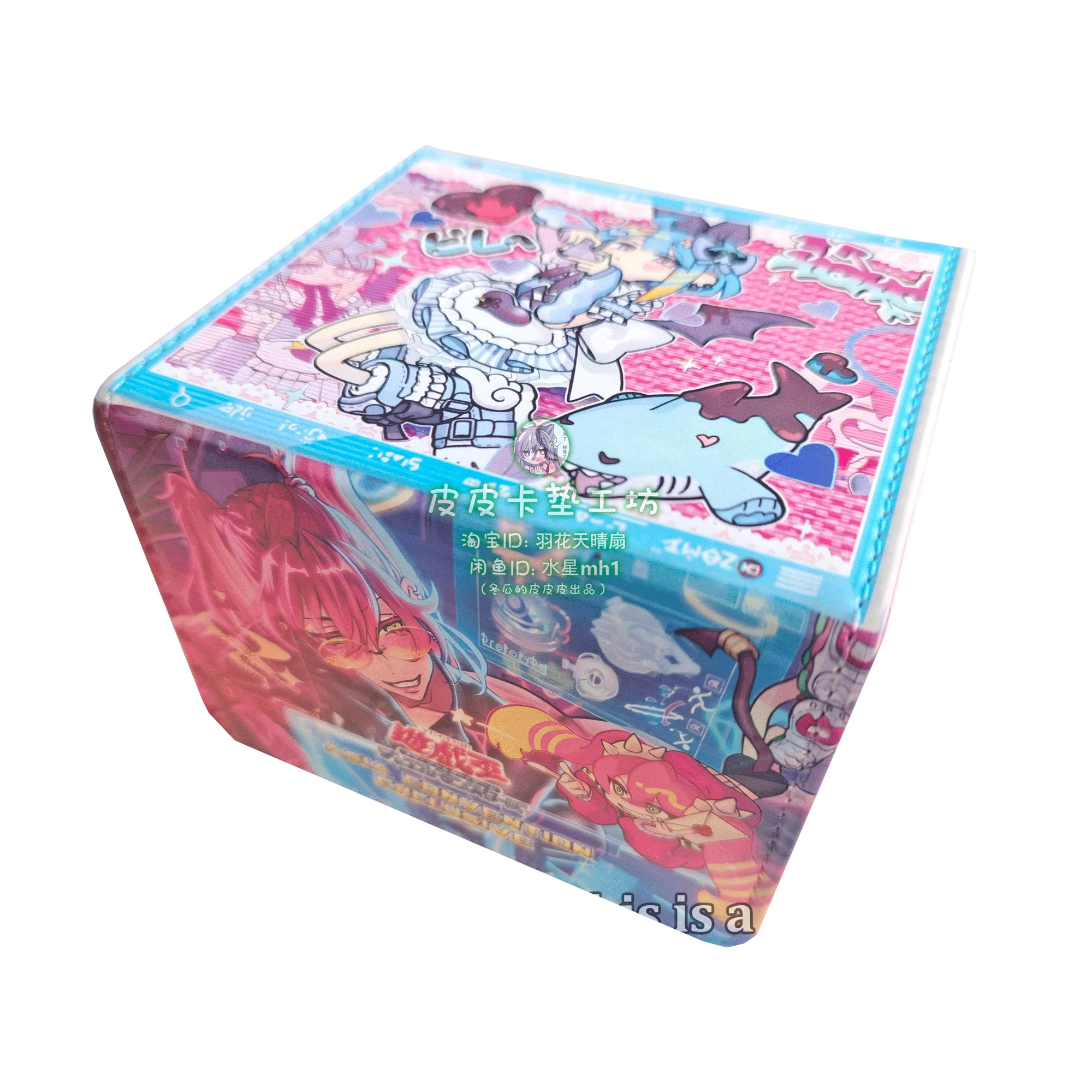 Yu-Gi-Oh! Fai da Te Scatola porta carte Evil Twin YGO, scatola porta carte in pelle di alta qualità Evil Twin, giocattoli regalo per carte anime