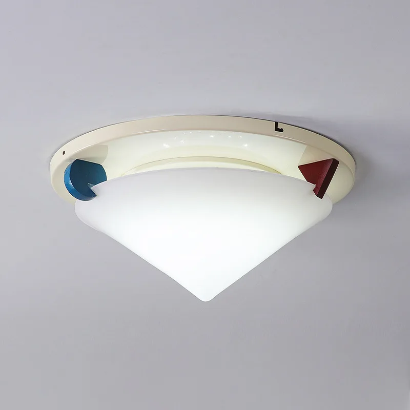 

Medieval cream wind ceiling light cartoon macaron color second bedroom study children's room bedroom room light