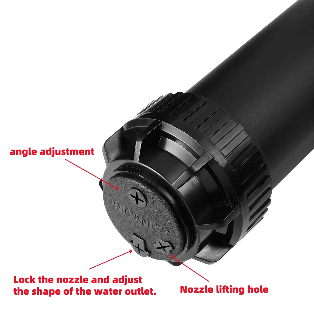 40°~360°Adjustable Pop-up Sprinkler Garden Lawn Orchard Irrigation Buried Rotating Sprinkler Football Field Turf Watering Nozzle