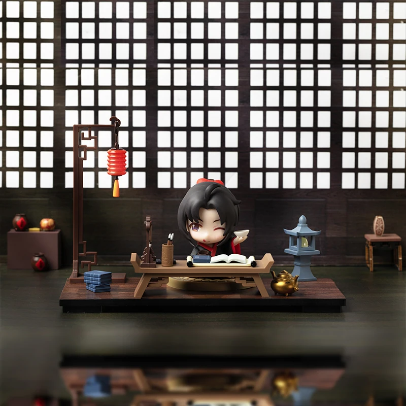 النمط الصيني القديم تجميعها عرض نموذج الدعائم الصغيرة تحصيل اللعب الفني المشهد الملحقات عمل أرقام #4