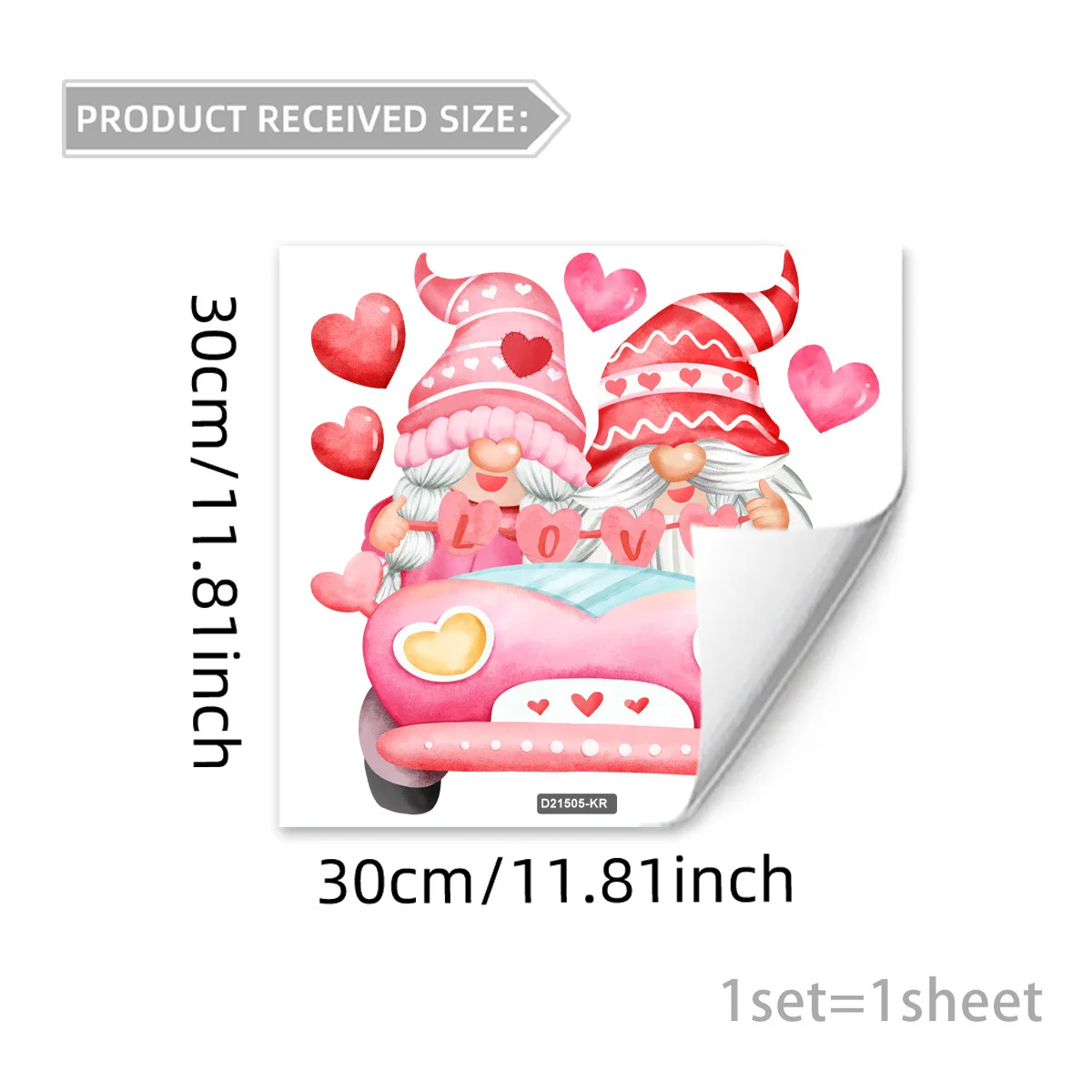 Vibrant Heart Window Sticker Double Sided PVC Decal Static Cling for Window Mirror Glass Door For Home Bedroom Living Room Use view 5