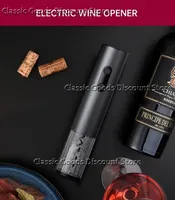 Electric Wine Bottle Opener 4in1 Gift Set Smart Kitchen with Stopper Pourer Base