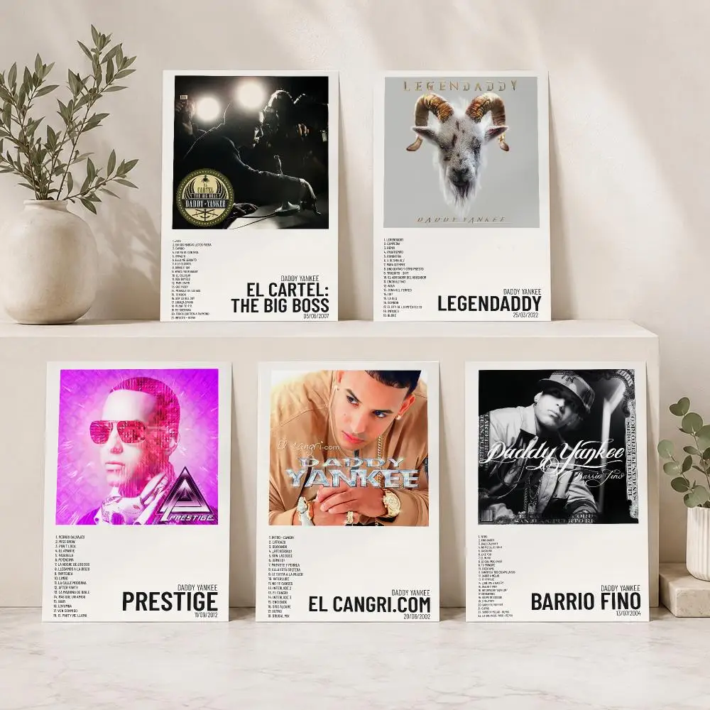 Singer  D-Daddy Y-Yankee Rapper Painting Calligraphy Modern Canvas Wall Art for Bedroom & Living Room | Home Decor Gift