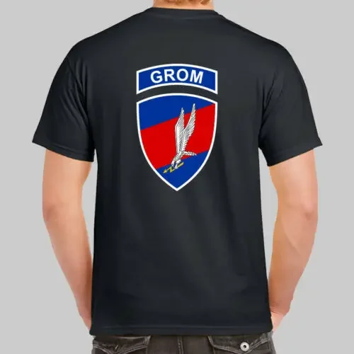 GROM Mobile Reaction Combat Force Poland Special Forces T-Shirt 100% Cotton O-Neck Short Sleeve Casual Mens T-shirt Size S-3XL