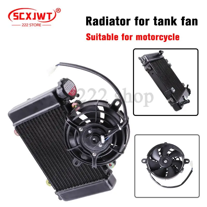 

Applicable Motorcycle ATV Water Tank Fan Cbr 400 Nc29 Cbr29 Water Tank Assembly Water-Cooled Radiator