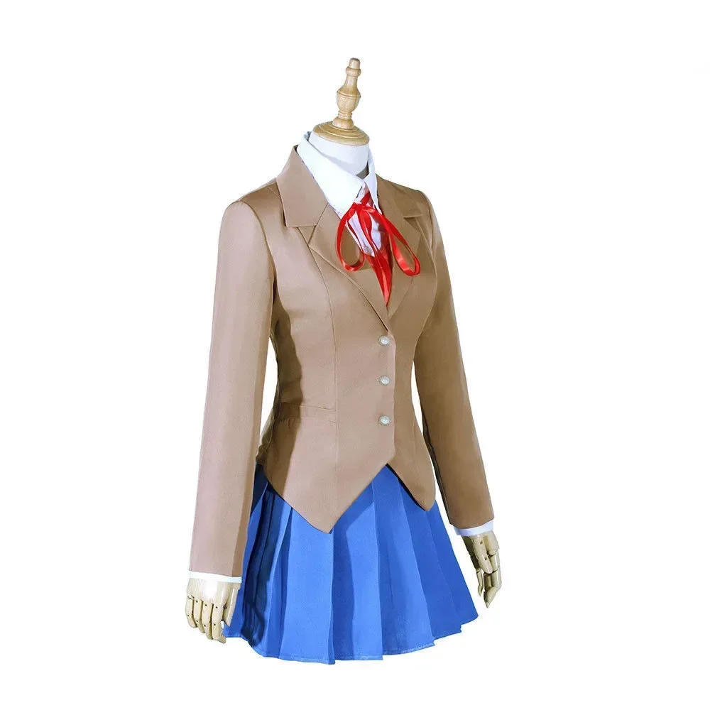 

Role-playing Suit For Women's Doki Doki Literature Club Cosplay Costume Set - Sayori Yuri Natsuki Monika School Uniform Anime Ha