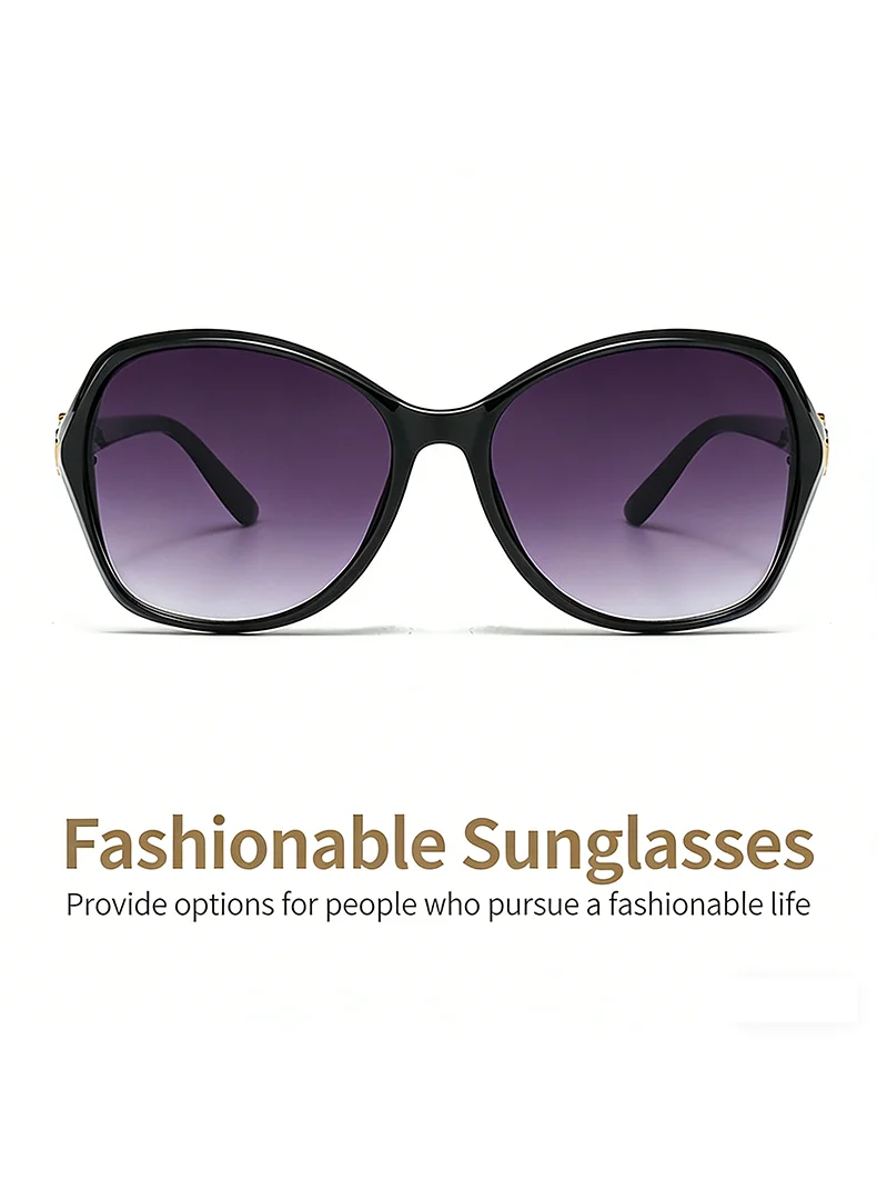 Neue grenzüberschreitende High-End-Sonnenbrille mit großem Rahmen zum Abnehmen im koreanischen Stil, trendige und modische Instagram-Sonnenbrille mit Sonnenschutz 2610 – Detail 6