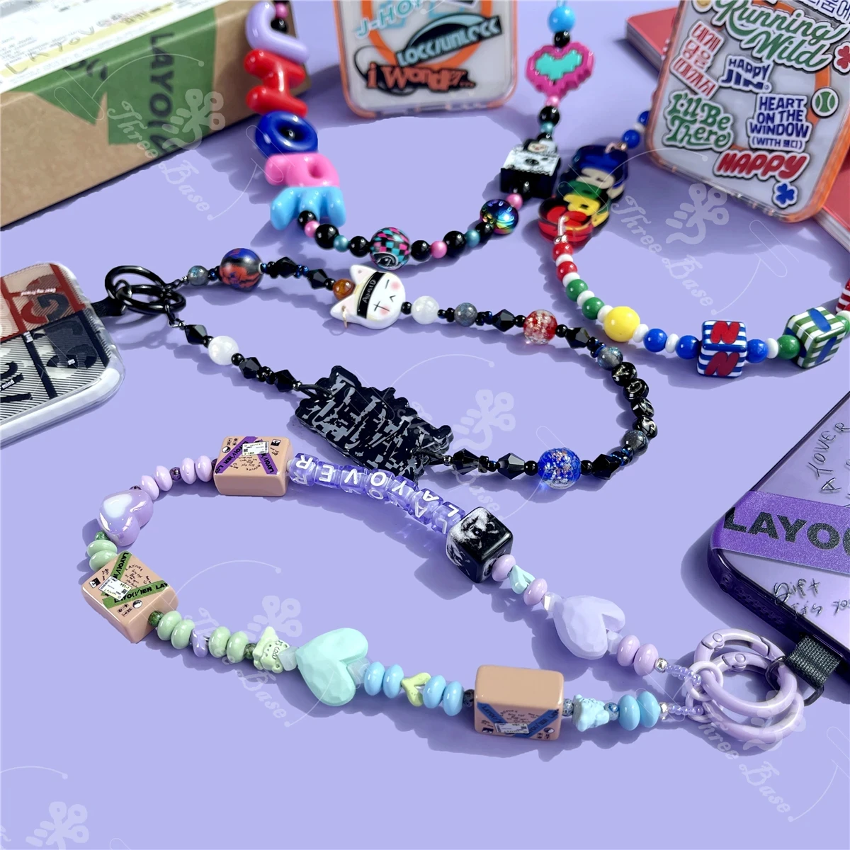 Keychain V Layover JIN D-DAY HAPPY Jhope Suga GOLDEN Phone Friendship Bracelets Customizable name Decorative Bag Chain Handmade