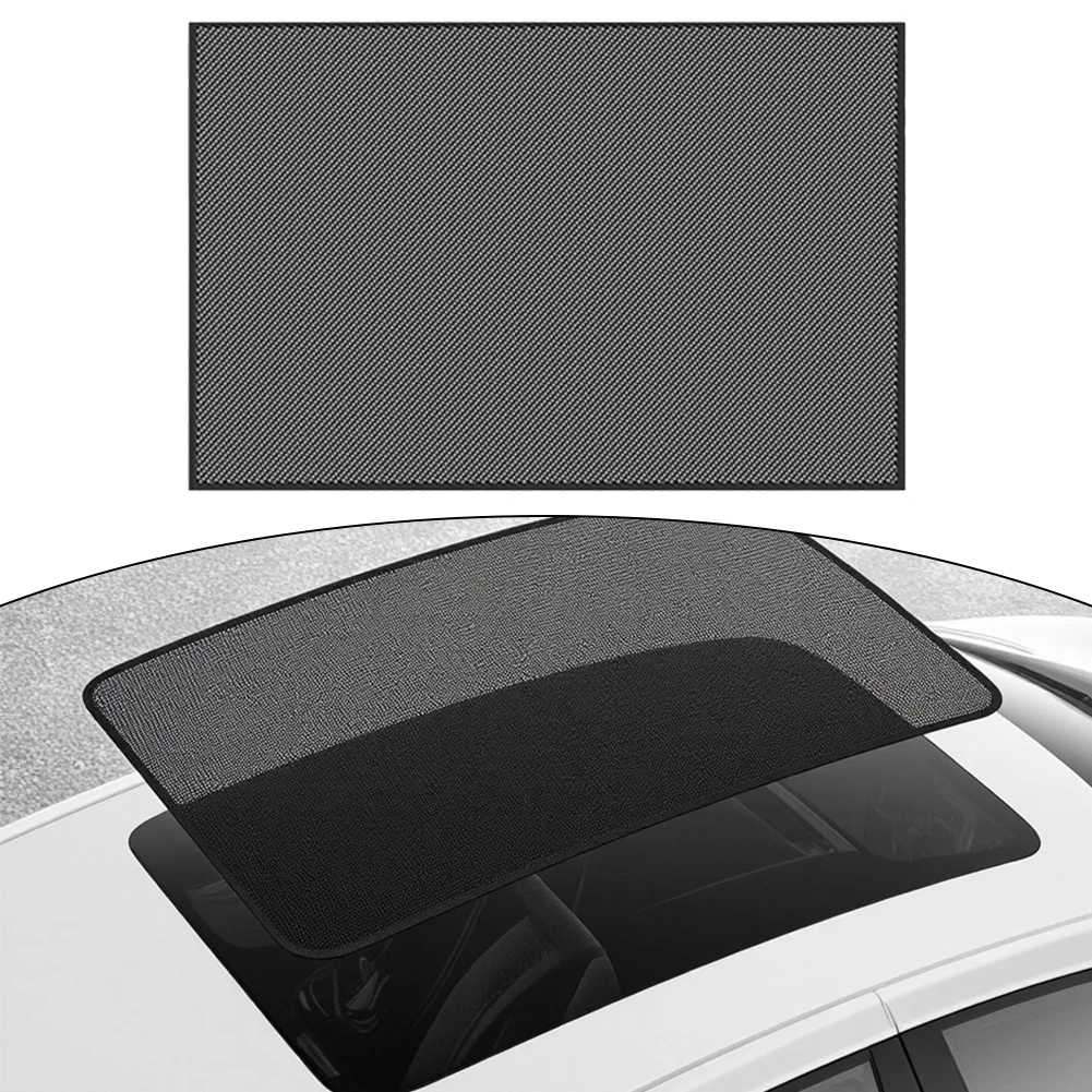 Adaptable Sunroof Shade Solution Window Protector Black Car Sunroof Shade Comfort During Hot Days Ideal For Camping