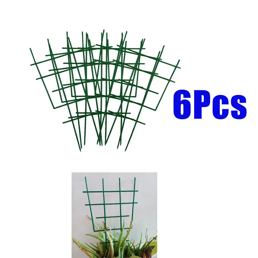 

6Pcs Mini Climbing Plant Trellis DIY Durable Practical 12" Garden Trellis