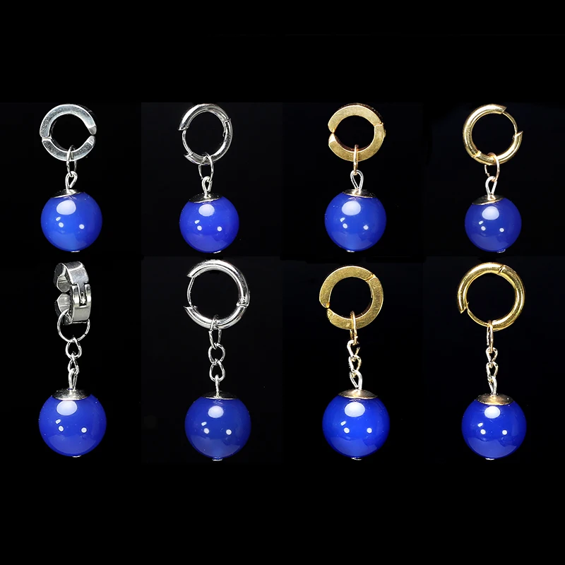 

Z Vegetto Potara blue Son Gohan Cosplay Costume prop Son Goku Earrings Ear Stud