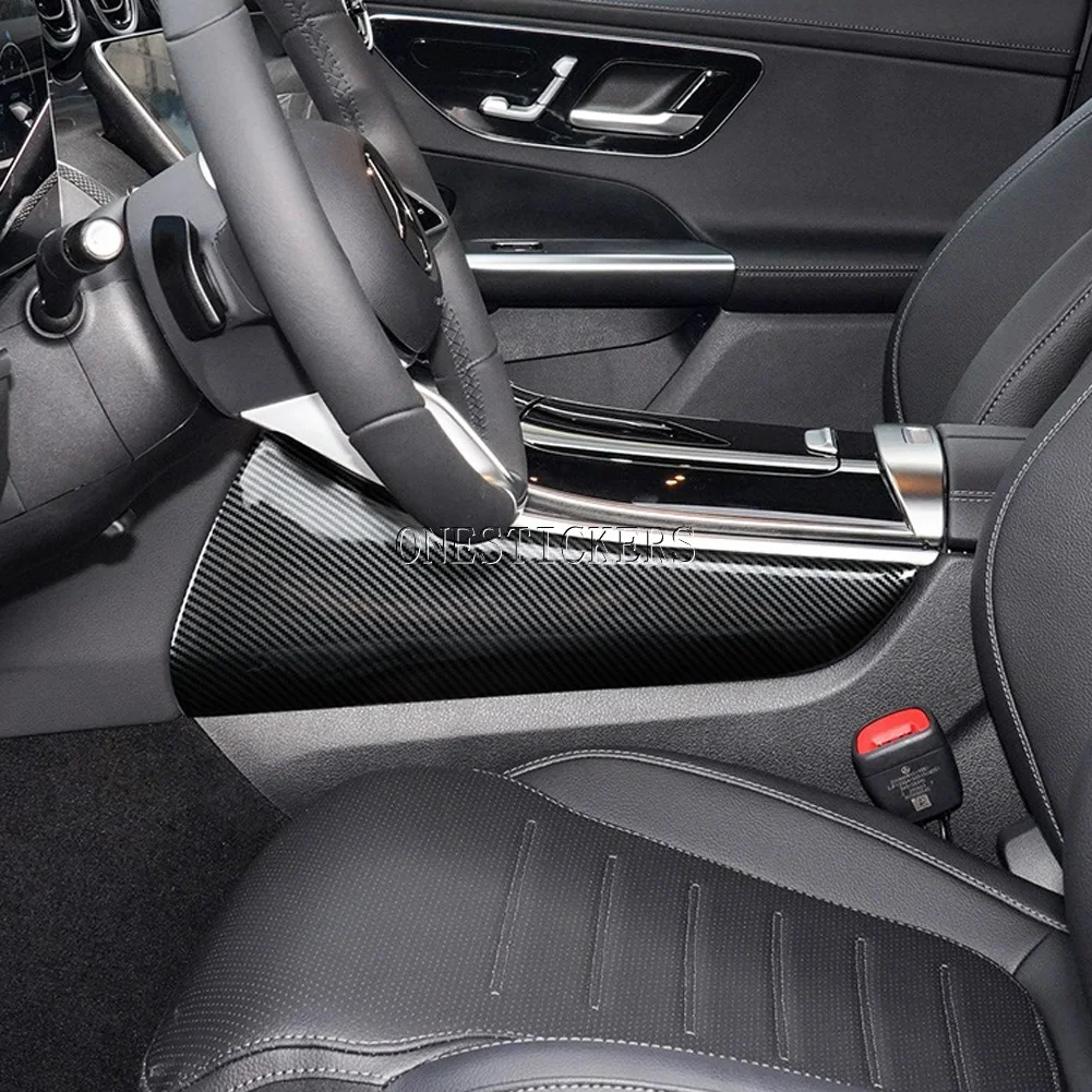 For Mercedes Benz GLC Class X254 GLC260 GLC300 2023 2024 2025 Car Accessories Central Control Side Trim Panel Decorative Cover