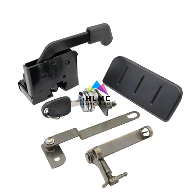 Excavator Accessories DH60-7 DH80-7 Cab Door Lock Assy For Doosan Excavator Parts