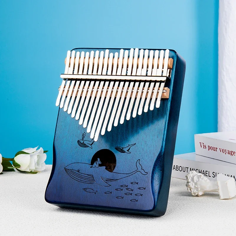 Portable 21 Keys Kalimba Mini Piano Transparent Professional Kalimba Marimba Teclado Musical Keyboard Musical Instrument WZ50MZ