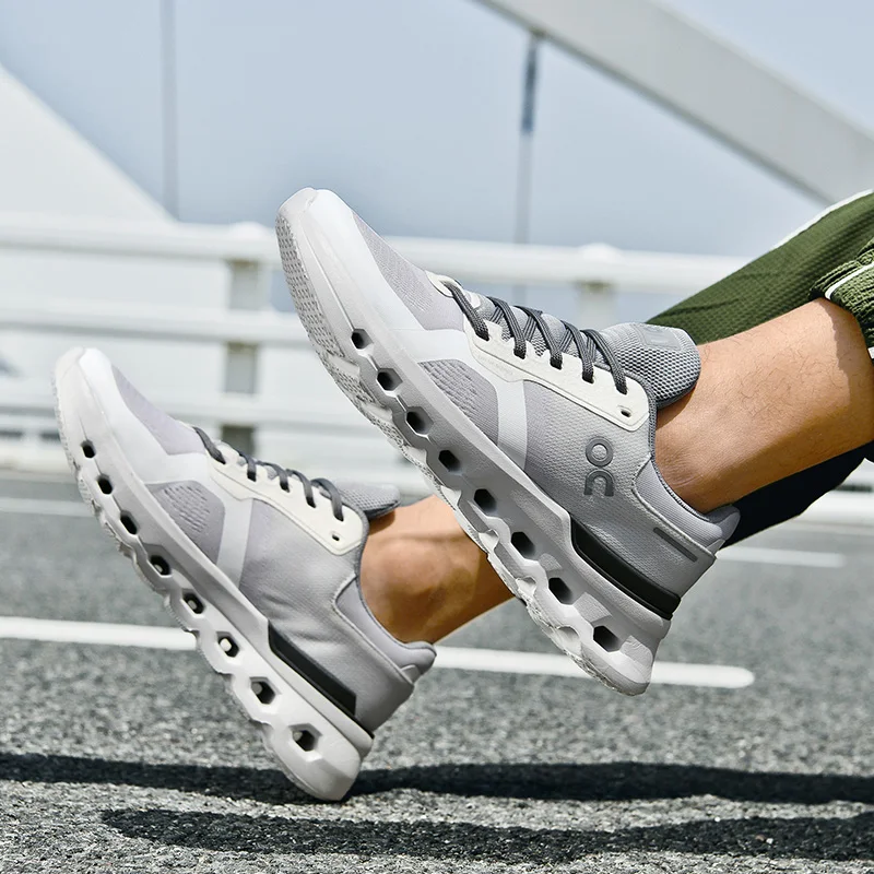 أحذية الجري للرجال متينة قابلة للتنفس ومضادة للانزلاق أحذية رياضية كاجوال للرجال خفيفة الوزن من الكربون أحذية رياضية برباط ناعمة للرجال #2