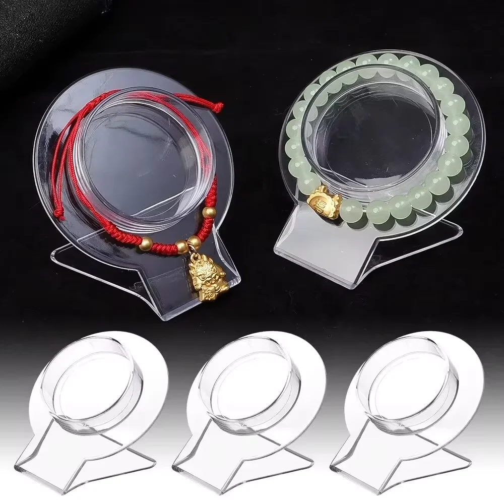 

Wholesale Transparent Acrylic Thick Bracelet Display Rack Watch Bracelet Display Rack Bracelet Storage Props 10 pc/ lot