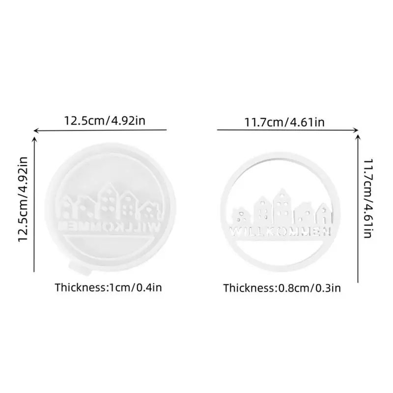 2024 Новый дом, силиконовая форма для свечей, 3D узор, мыло, гипсовая смола, гипс, литейная форма, сделай сам, инструмент для выпечки шоколадного торта