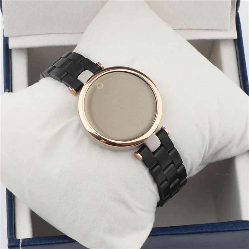 Pulseira de aço inoxidável com três contas é adequada para Garmin Lily Sanzhu Watch smartwatch relógio esportivo feminino