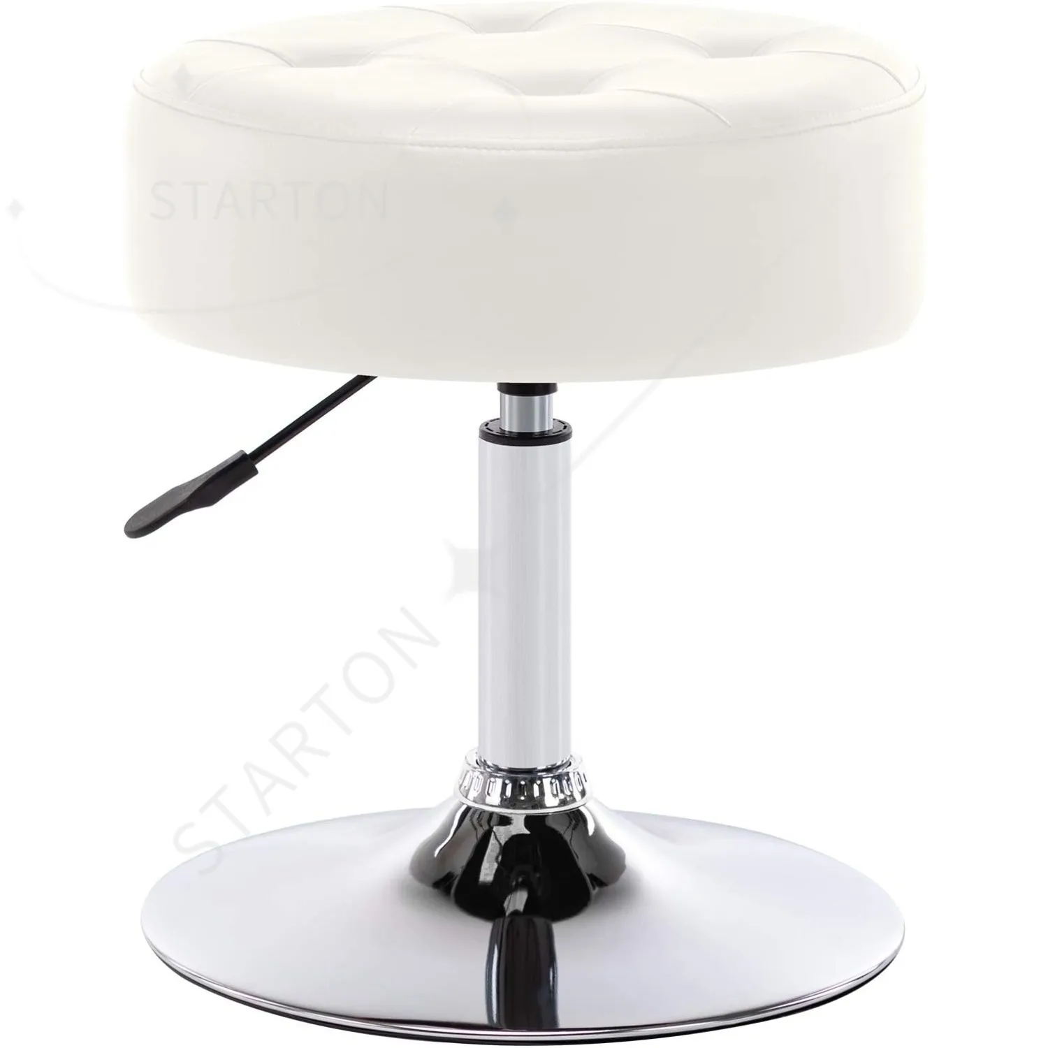 

Makeup Stool Vanity Chair Height Adjustable Swivel Stool Round Ottoman