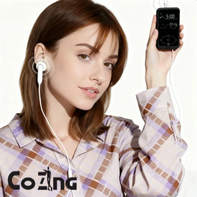 

CES Fast Sleep Aid Тип зажима для ушей Снимает бессонницу Тревога Депрессия Мигрень Голова Улучшает устройство для ночного сна