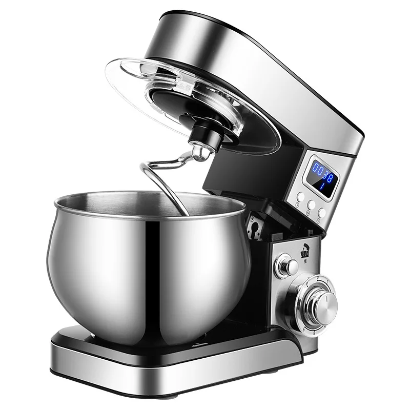 Duty Food Stand Mixer 8 Liter Rotating Stainless Steel Bowl Commercial Heavy Accessories Kitchen Robot Multifunction Automatic