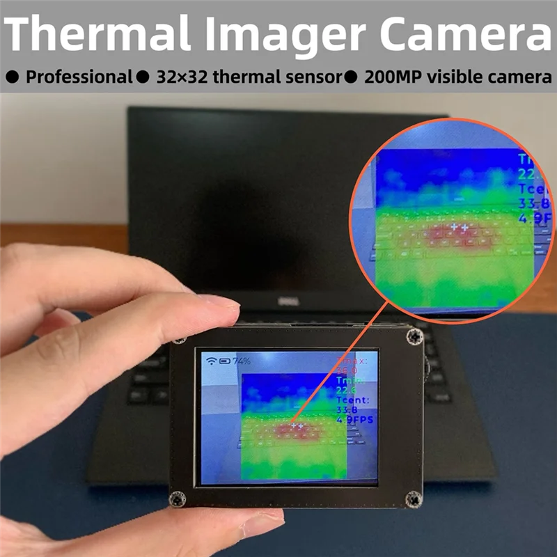 TICAM1 Industrial Infrared Thermal Imaging Camera with 200MP Visible Light Lens Temperature Detect Thermal Imager