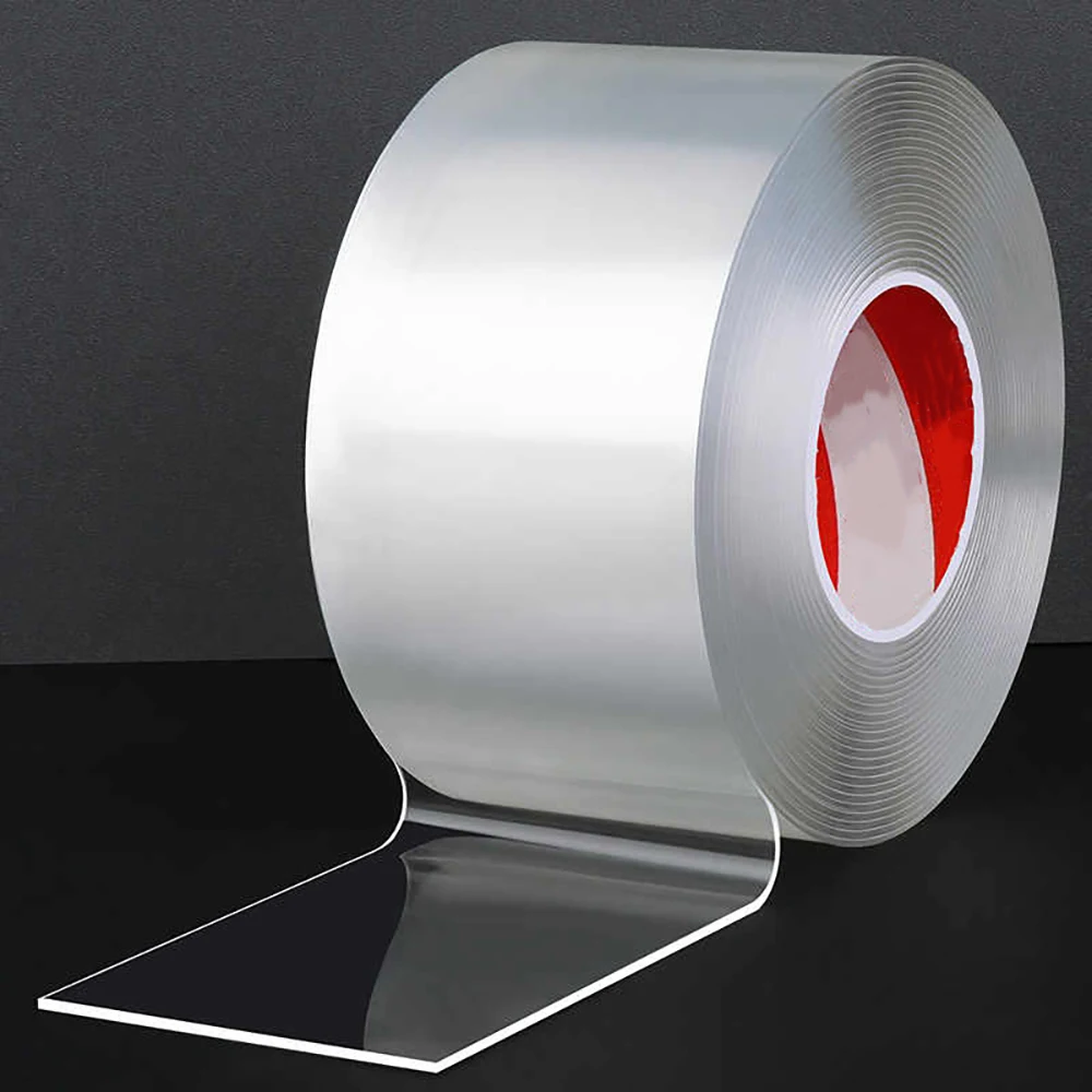 

2 Rolls Nano Double-Sided Adhesive Transparent Strong Nail Free Adhesive High Viscosity Waterproof Traceless Adhesive