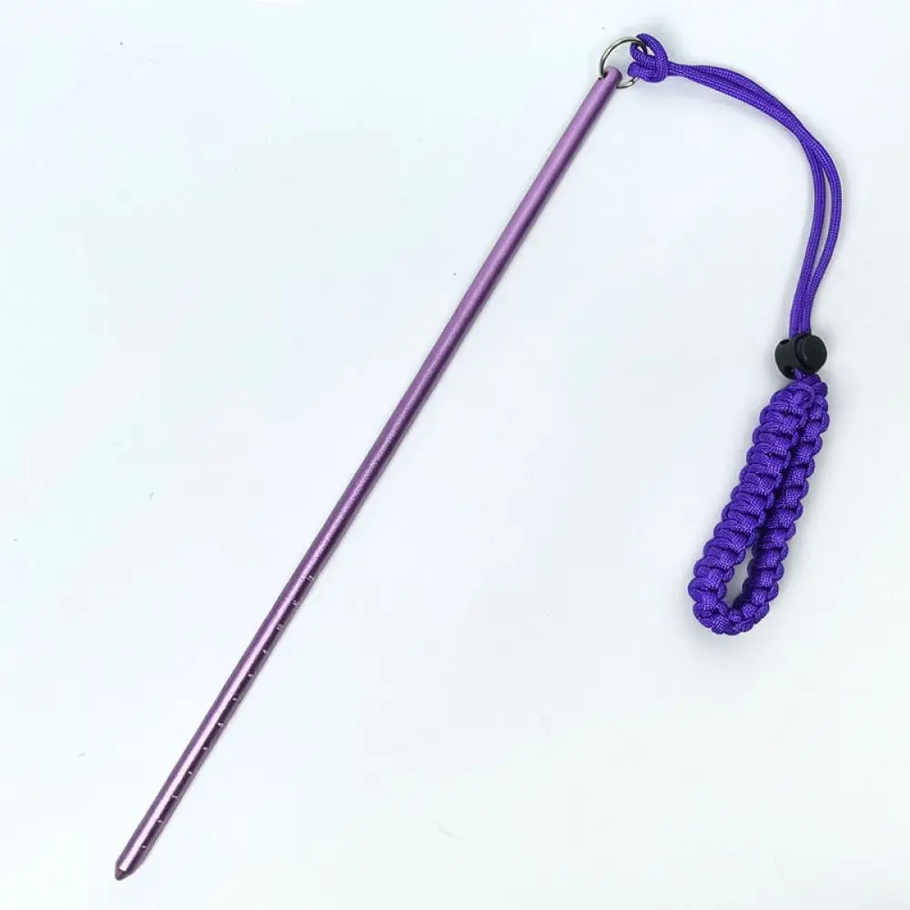 For Yexize Aluminum Underwater Diving Pointer Stick Tank Banger With Scale Scuba Dive Signal Indicator Safety Tool