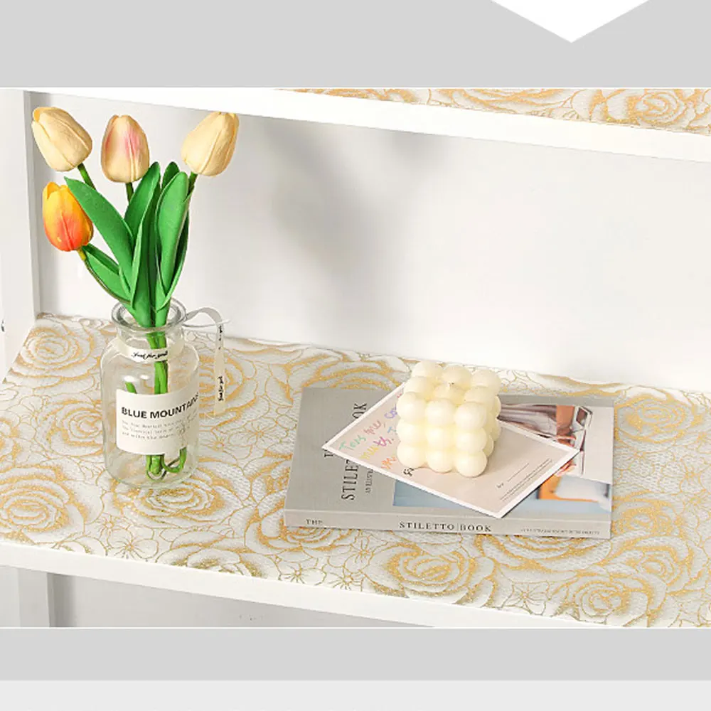 Stable Placement Anti Slip EVA Drawer Protector Non Sticky Flexible Waterproof Washable Shelving Paper