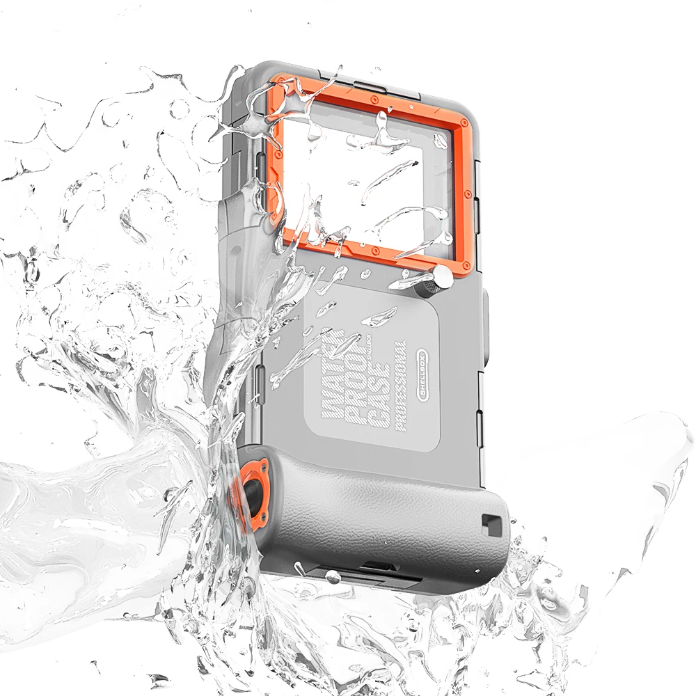 Diving Shell Waterproof Phone Case Protective Cover Swimming Outdoor Underwater Photography Shockproof Stand Anti-fingerprint