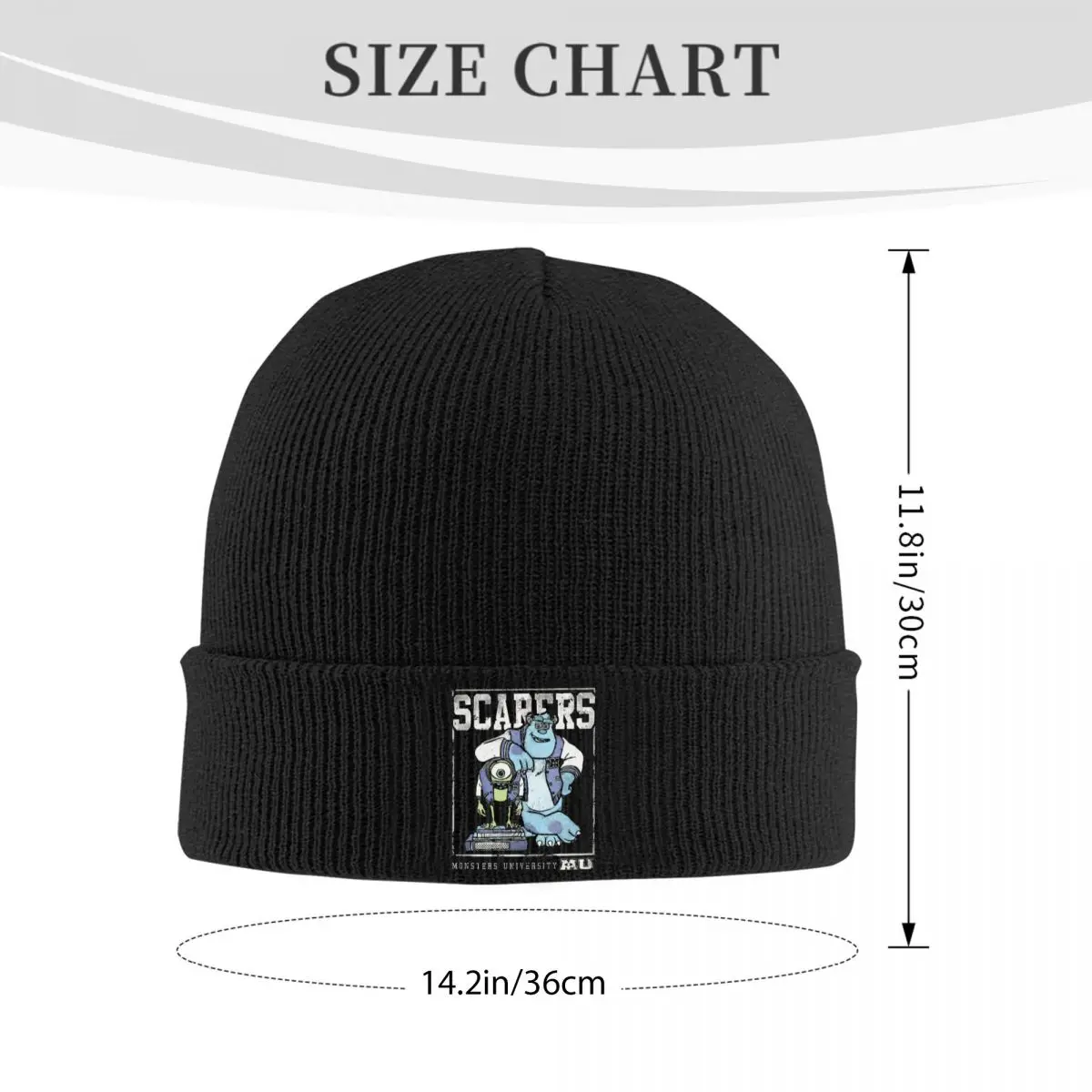 Varsity Scarers Beanie Hats Bonnet Hats Men Women Trendy Gym Knitting Hat Autumn Pattern Warm Soft Caps