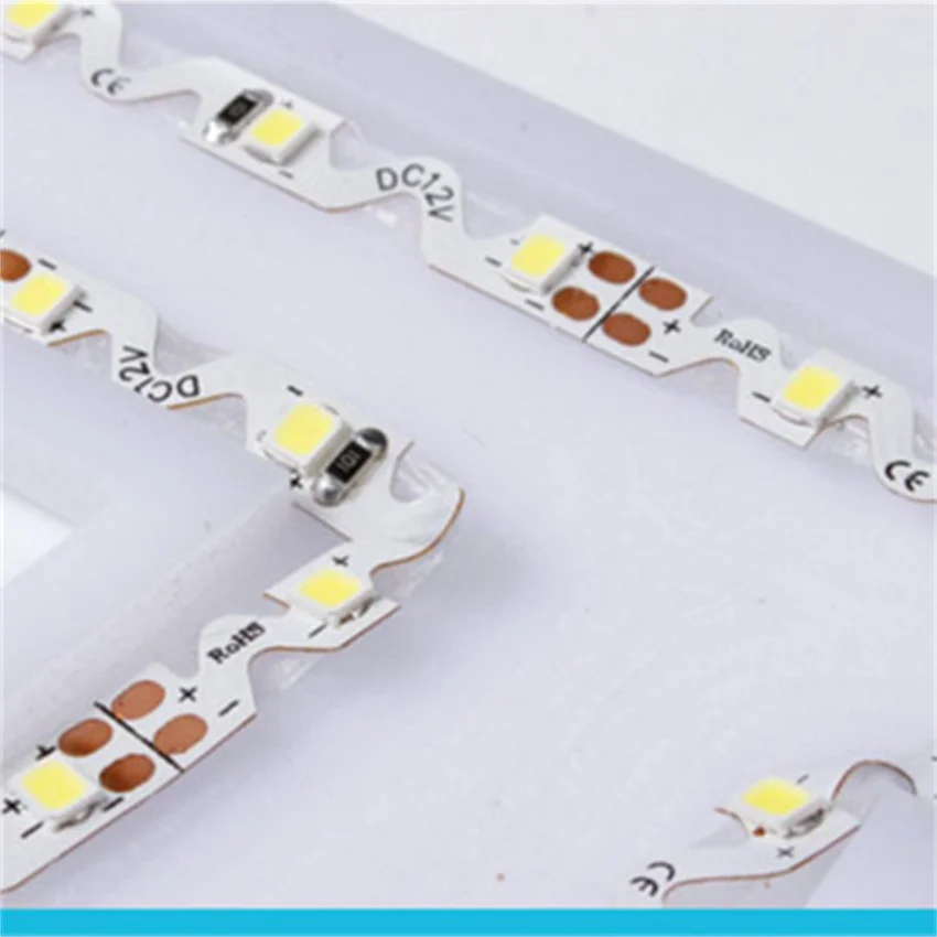 2835 Led Strip S Shape Flexible 12V 24V Led Strip Lights 60Leds/M For Sign Decoration Project