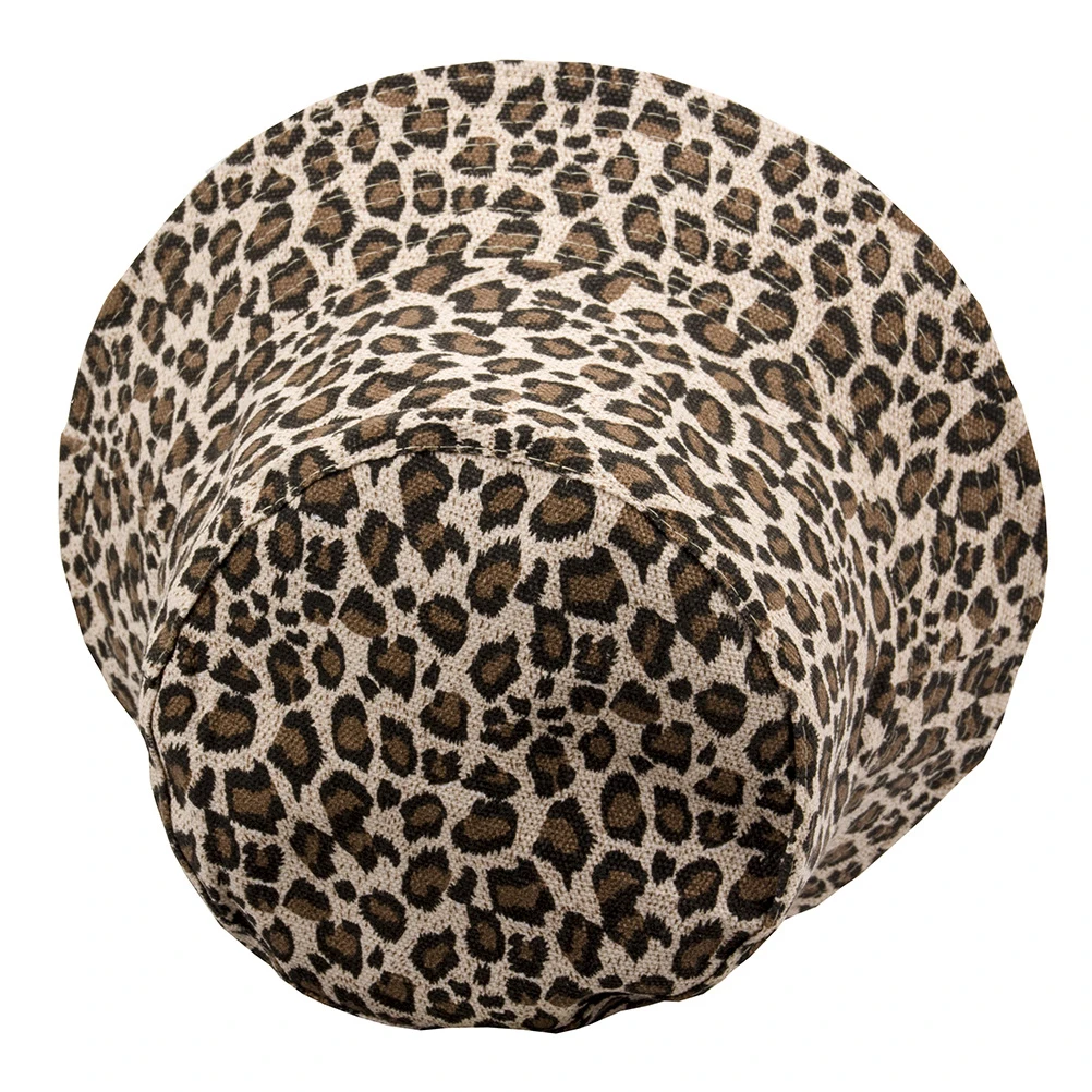 

Bucket Hat Women Sun Visor Summer Leopard Fisherman Hat Khaki Trendy Windproof Breathable Sunshade Gifts Comfortable Soft