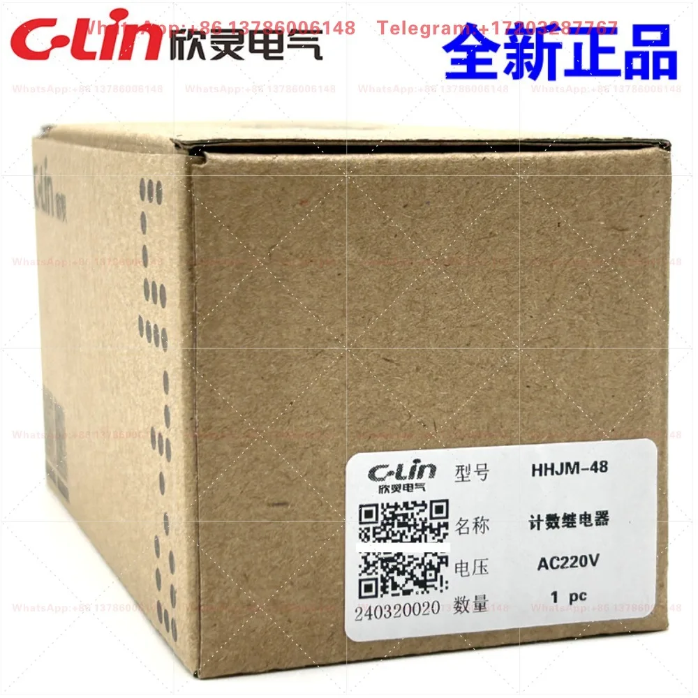 HHJM‑48 Reversible Counter Meter 6‑Digit Dual‑Row Digital Display AC220V DC24V N/C/F Industrial Counting Controller