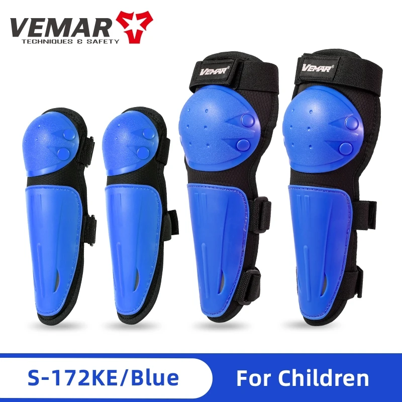 

Kid's Motorcycle Knee And Elbow Pads Protection Motocross Riding Outdoor Sports Roller Skating Children Protective Sets