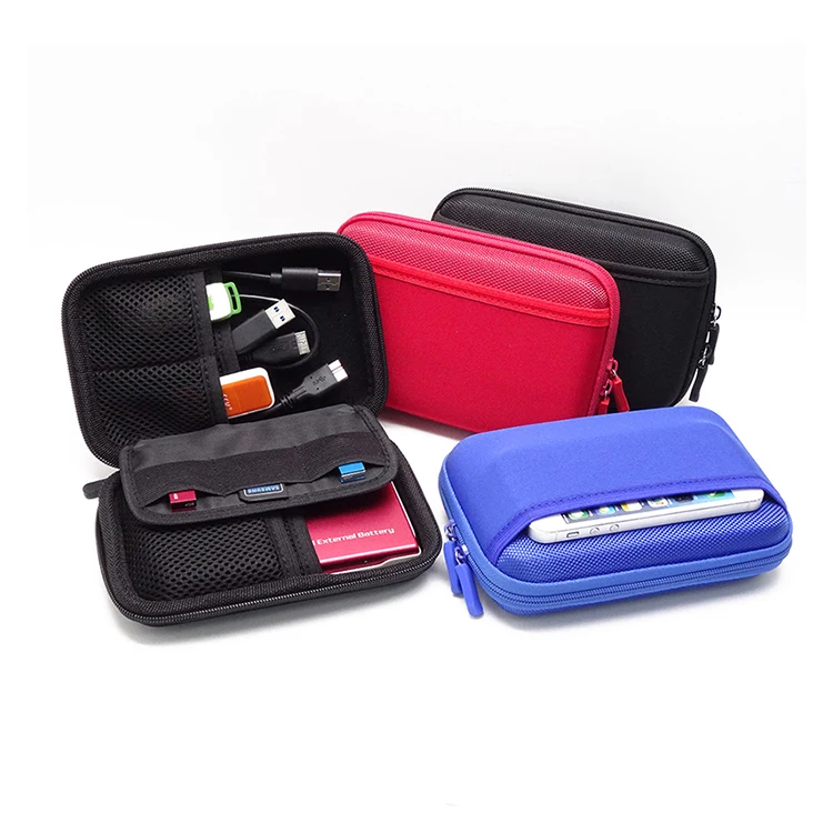 

Hard Travel EVA Tool Zipper Case for Sandisk External Hard Drive HDD Accessories Carry Eva Cases