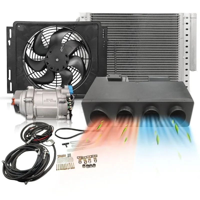 Factory Direct 2026 Auto electric air conditioning kit 868 evaporator trend assembly 8 holes