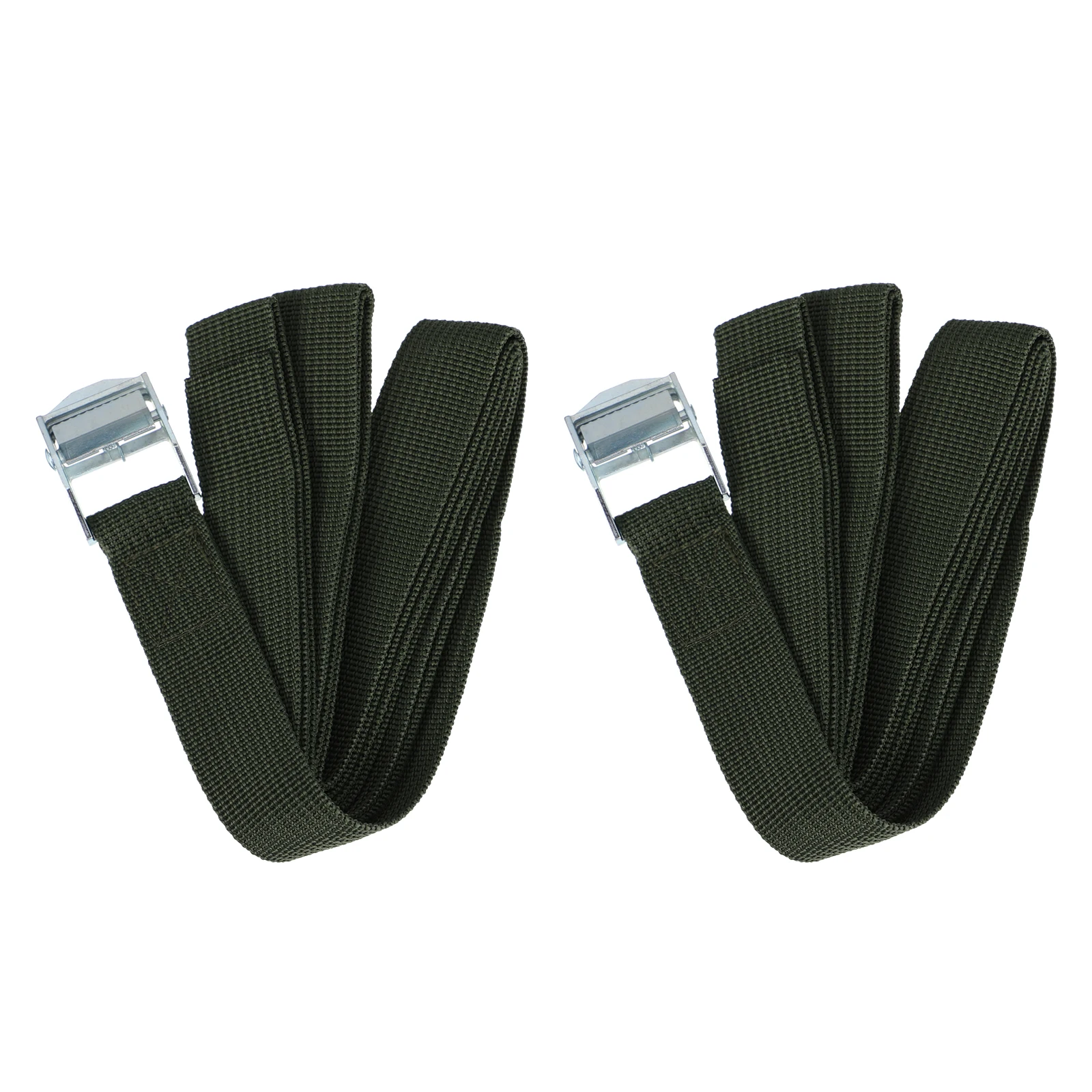 

2 Pcs Strap Outdoor Hunting Securing Belt Adjustable Polyester Camping Gear Camera Fixing Strap Green