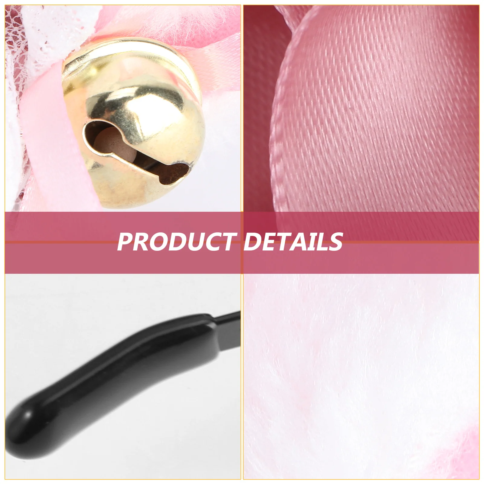 

Soft Lace Cat Ear Headband Fashion Party Headdress Comfortable Cloth for Women Holiday Hairwear Ear Headband