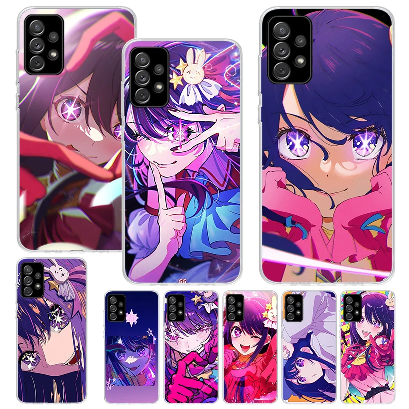 Japan Anime Oshi No Ko Phone Case for Samsung Galaxy A14 A54 A15 A55 A13 A53 A12 A52 A25 A35 A24 A34 A23 A33 A22 A32 A04S A03S A