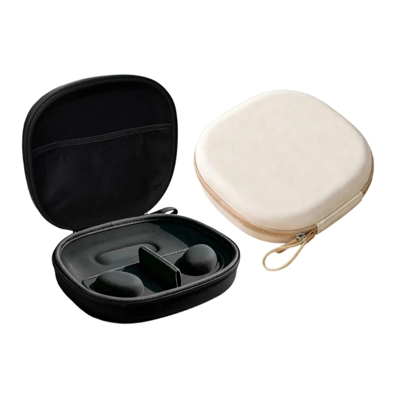 Molded Headphone Carrying Case with Interior Divider and Dedicated Pocket for Sony WH-CH520 Separating Small Accessories