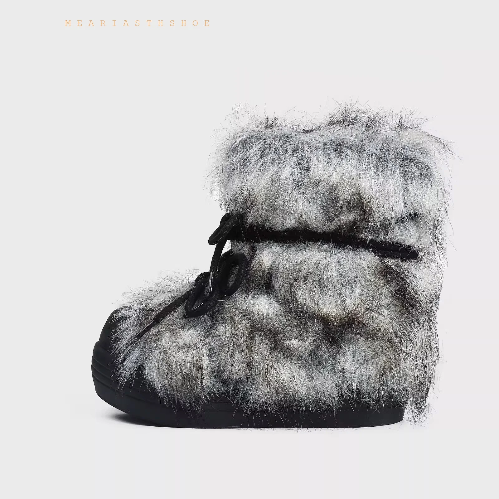 size 35-40 Women's Thick Bottomed Fleece Lined Mid-Calf Snow Boots Winter Warm Cotton Shoes New Style for Autumn And Winter