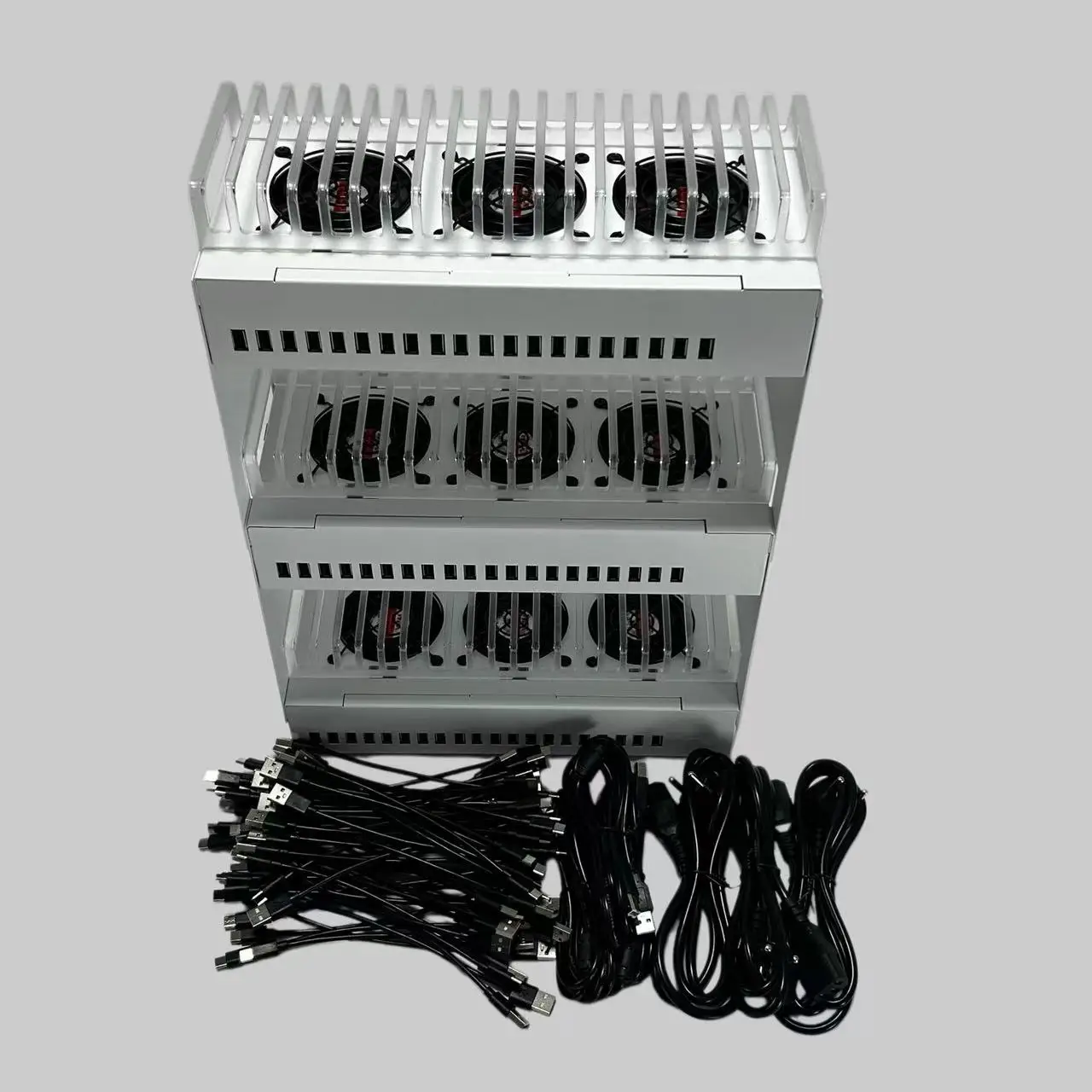 60 Ports Box Phone Farm USB Hub Android Motherboard Control Box Batch Synchronization Control Unified Management Smartphones