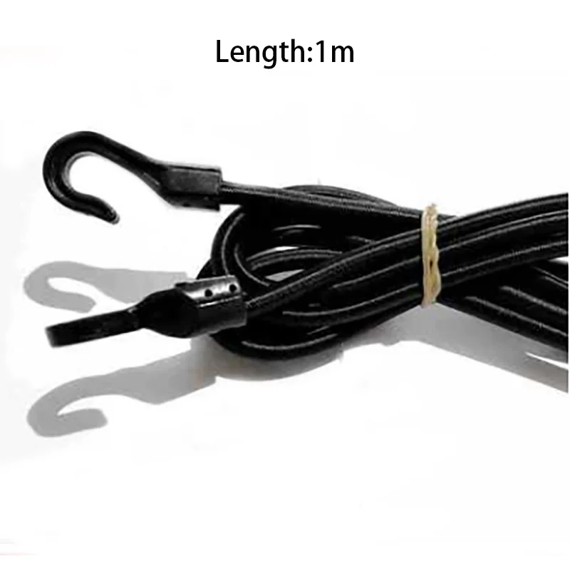 Heavy Duty Elastic Bungee Shock Cord Strap Stretch Plastic Hook Car Luggage Tent Kayak Boat Canoe Bikes Rope Tie